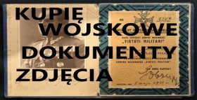 KUPIĘ WOJSKOWE STARE DOKUMENTY,ZDJĘCIA,LEGITYMACJE,DYPLOMY KONTAKT