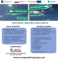 &quot;Nowe możliwości&quot; - bezpłatne szkolenia